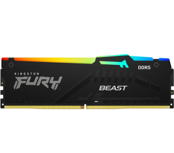 Memorie Kingston FURY Beast RGB 16GB DDR5 6000MHz CL36 