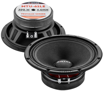 Difuzoare auto Avatar Tsunami MTU-61LE set componente 165mm 150W RMS 4Ohm set 2 difuzoare 