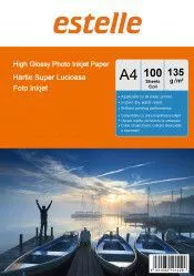 Hartie foto Estelle lucioasa format A4 135g/mp pachet 100 coli