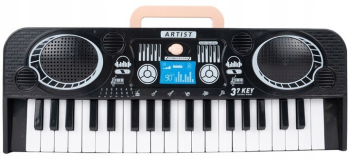 Orga electronica MalPlay cu 37 clape 2 culori ale manerului 