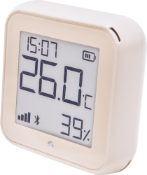 Termostat Shelly H&T Gen3 Matte White ecran E-ink WiFi control aplicatie 