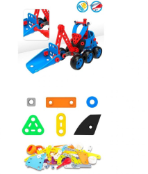 Pachet 134 de piese eMazing creativ si educativ pentru construit masini 