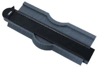 Sablon din plastic pentru modelarea placilor lung. 250mm - BIHUI-TPL250 