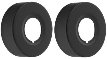 Set rozete ornamentale baterie 2 buc rotunde negru mat 