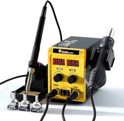 Statie de aer cald si pistol lipit Kailiwei 8589D 2 in 1 