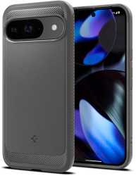 Husa pentru Google Pixel 9 / 9 Pro - Spigen Rugged Armor - Marble Grey 