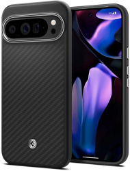 Husa pentru Google Pixel 9 Pro XL - Spigen Enzo Aramid - Matte Black 
