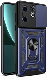 Husa pentru Infinix Hot 40i / Smart 8 - Techsuit CamShield Series - Blue 