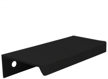 Maner pentru mobila AL13 finisaj negru mat L 116 mm 