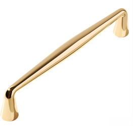 Maner pentru mobila Linea finisaj auriu L 140 mm 