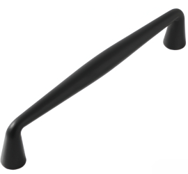 Maner pentru mobila Linea finisaj negru L 140 mm
