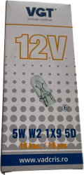 Bec Lucas tip nou- pozitie 12V 5W W2 1X9 5D 