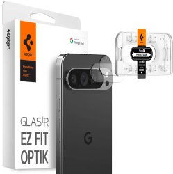 Folie Camera pentru Google Pixel 9 Pro set 2 - Spigen Glas.tR Optik EZ Fit - Clear 