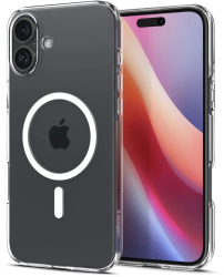 Husa pentru iPhone 16 Plus - Spigen Liquid Crystal MagSafe - Clear