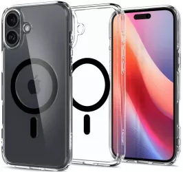 Husa pentru iPhone 16 Plus - Spigen Ultra Hybrid MagSafe - Black 