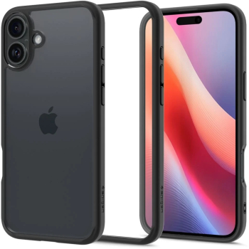 Husa pentru iPhone 16 Plus - Spigen Ultra Hybrid - Matte Black 