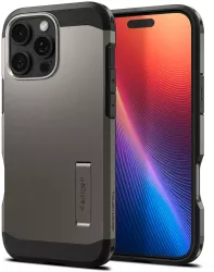 Husa pentru iPhone 16 Pro Max - Spigen Tough Armor MagSafe - Gunmetal 