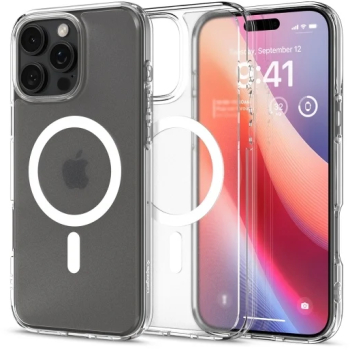 Husa pentru iPhone 16 Pro Max - Spigen Ultra Hybrid MagSafe - Frost Clear 