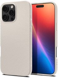 Husa pentru iPhone 16 Pro - Spigen Liquid Air - Natural Titanium 
