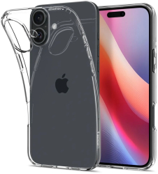 Husa pentru iPhone 16 - Spigen Liquid Crystal - Clear 