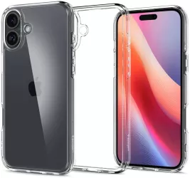 Husa pentru iPhone 16 - Spigen Ultra Hybrid - Clear 