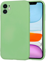 Husa Silicon pentru Apple iPhone 11 Marmalis SoftFlex Mint Green 