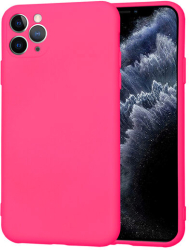 Husa Silicon pentru Apple iPhone 11 Pro Max Marmalis SoftFlex Hot Pink 