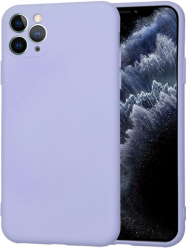 Husa Silicon pentru Apple iPhone 11 Pro Max Marmalis SoftFlex Light Purple 