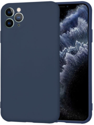 Husa Silicon pentru Apple iPhone 11 Pro Max Marmalis SoftFlex Navy Blue 