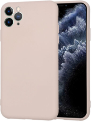 Husa Silicon pentru Apple iPhone 11 Pro Max Marmalis SoftFlex Pink Sand 
