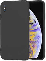 Husa Silicon pentru Apple iPhone XS Max Marmalis SoftFlex Black 