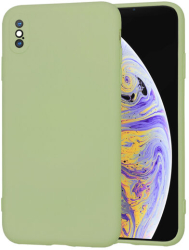 Husa Silicon pentru Apple iPhone XS Max Marmalis SoftFlex Matcha 