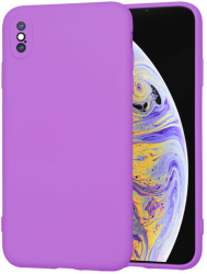 Husa Silicon pentru Apple iPhone XS Max Marmalis SoftFlex Purple 