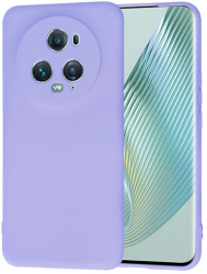 Husa Silicon pentru Honor Magic5 Pro Marmalis SoftFlex Light Purple