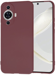 Husa Silicon pentru Huawei nova 11 / nova 12s Marmalis SoftFlex Plum Red 