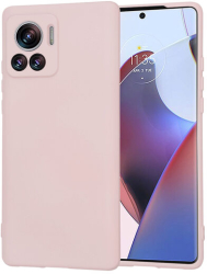 Husa Silicon pentru Motorola Edge 30 Ultra Marmalis SoftFlex Pink Sand 