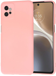 Husa Silicon pentru Motorola Moto G32 Marmalis SoftFlex Chalk Pink 