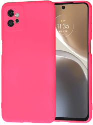 Husa Silicon pentru Motorola Moto G32 Marmalis SoftFlex Hot Pink 