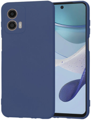 Husa Silicon pentru Motorola Moto G53 Marmalis SoftFlex Navy Blue 