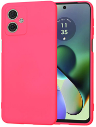 Husa Silicon pentru Motorola Moto G54 Marmalis SoftFlex Hot Pink 