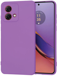Husa Silicon pentru Motorola Moto G84 Marmalis SoftFlex Purple 