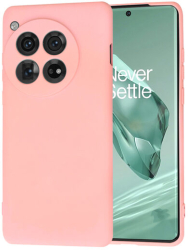 Husa Silicon pentru OnePlus 12 Marmalis SoftFlex Chalk Pink 