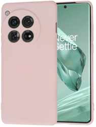 Husa Silicon pentru OnePlus 12 Marmalis SoftFlex Pink Sand 