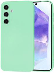 Husa Silicon pentru Samsung Galaxy A55 5G Marmalis SoftFlex Mint Green
