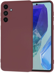 Husa Silicon pentru Samsung Galaxy M55 Marmalis SoftFlex Plum Red 