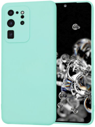 Husa Silicon pentru Samsung Galaxy S20 Ultra 4G / S20 Ultra 5G Marmalis SoftFlex Sea Blue 