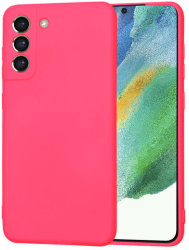 Husa Silicon pentru Samsung Galaxy S21 FE 5G Marmalis SoftFlex Hot Pink 