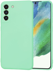 Husa Silicon pentru Samsung Galaxy S21 FE 5G Marmalis SoftFlex Mint Green 