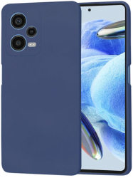 Husa Silicon pentru Xiaomi Redmi Note 12 Pro 5G Marmalis SoftFlex Navy Blue 