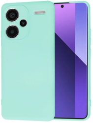 Husa Silicon pentru Xiaomi Redmi Note 13 Pro+ 5G Marmalis SoftFlex Sea Blue 